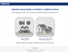 Tablet Screenshot of chmi.hladiny.cz